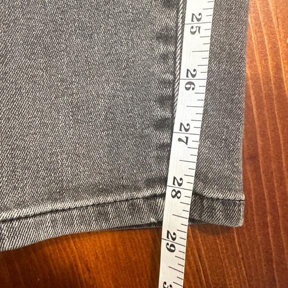 EVERLANE Size 28 Ankle Jeans Authentic Stretch Mid Rise Women Skinny Grey Denim - Picture 10 of 13